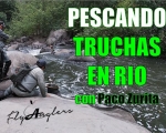 Pescando Truchas en Río con Paco Zurita Fly Fishing Wild Trout México 11